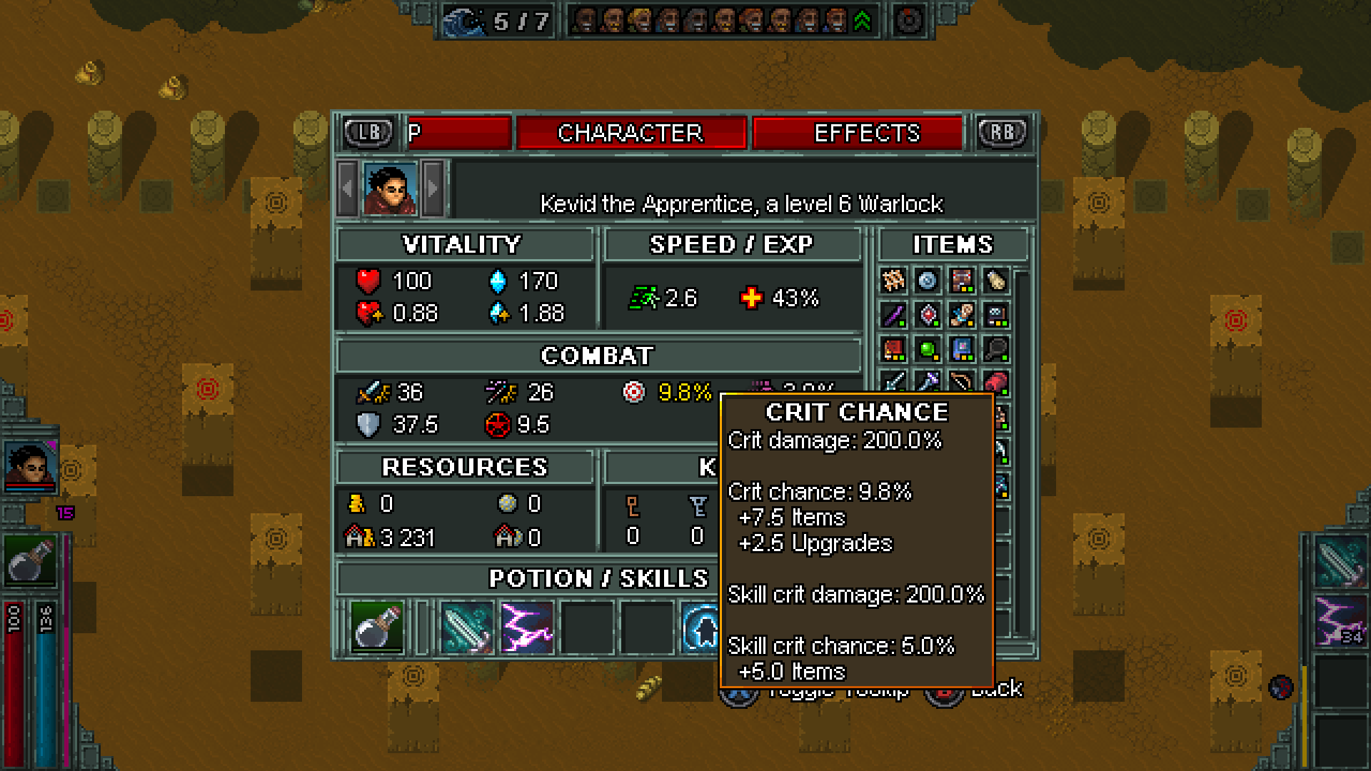 Heroes of Hammerwatch - Ultimate Edition: statsit