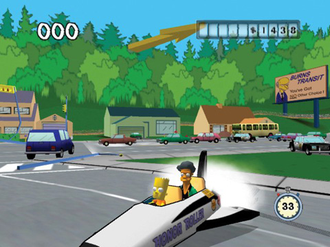 Simpsons Road Rage, The