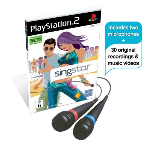 SingStar -sivu avattu