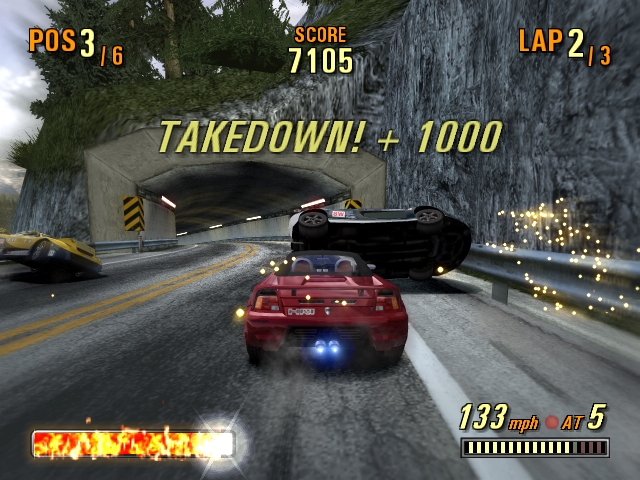 Burnout 3:n lisänimeksi Takedown