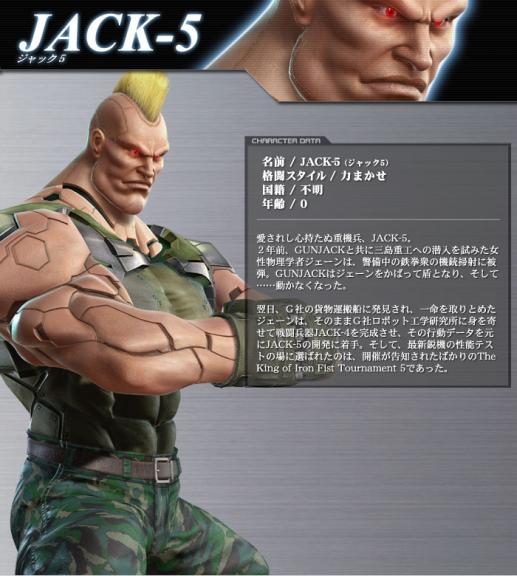 Tekken 5:een vanhoja tuttuja