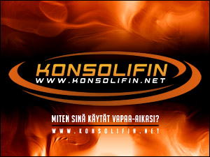 Uusi Konsolifin-logo, slogan ja taustakuva