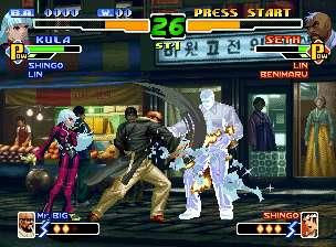 King of Fighters 2000 ja 2001 Eurooppaan