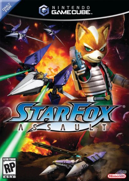 Star Fox Assaultin virallinen USA-kansikuva