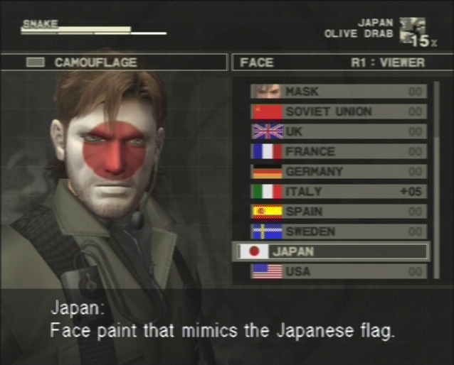 MGS3:n PAL-version bonukset