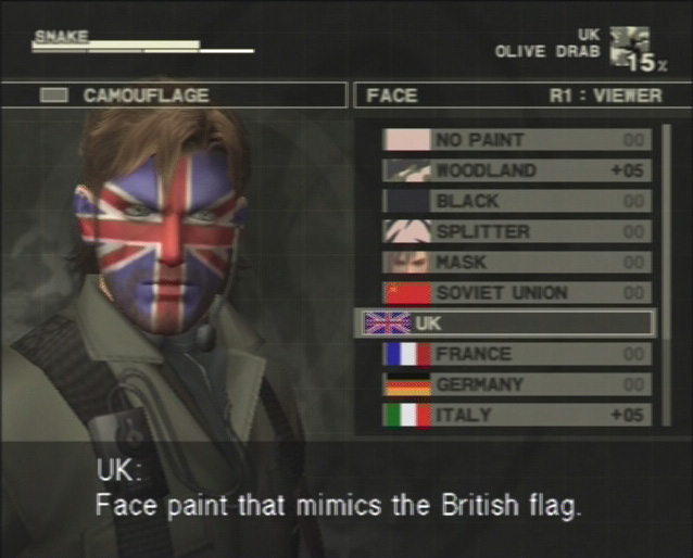 MGS3:n PAL-version bonukset