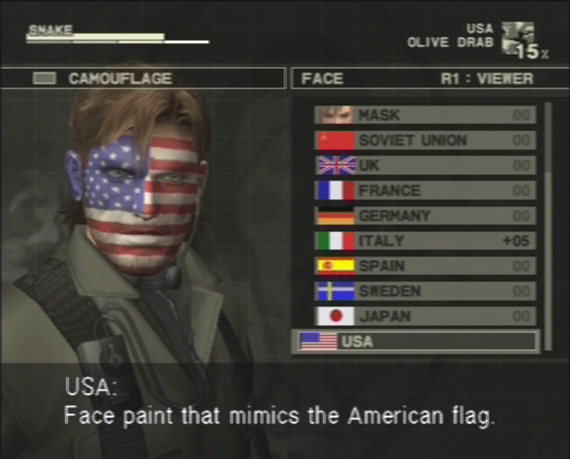MGS3:n PAL-version bonukset
