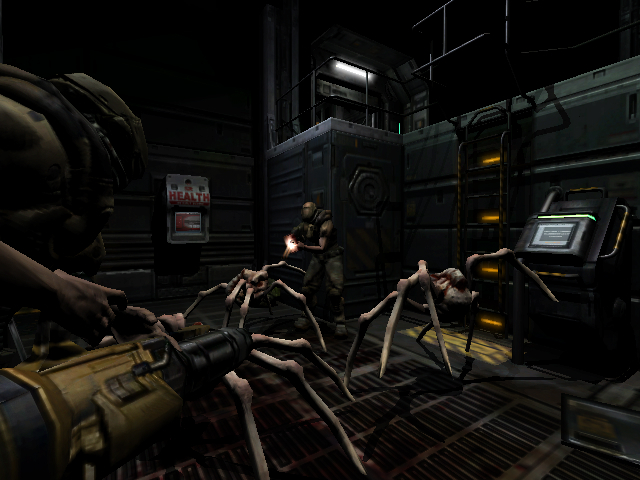 Kuvia Xboxin Doom 3:sta