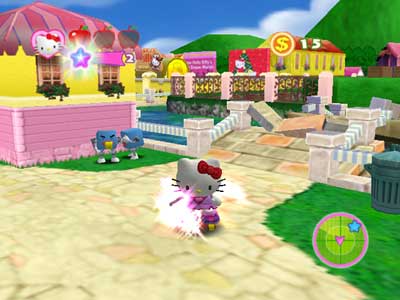 Hello Kitty rynnistää GameCubelle