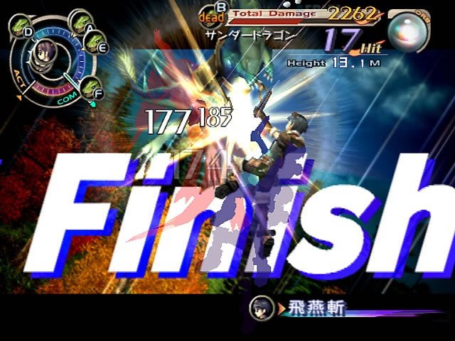 Kuvia Grandia III:n taisteluista