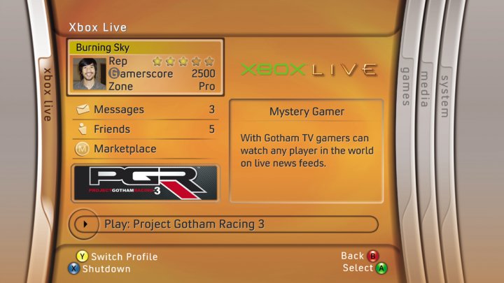 Kuvia Xbox 360:n Guidesta