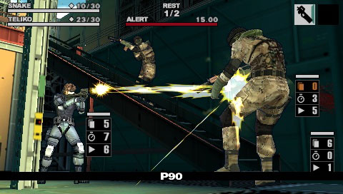 Metal Gear Acid 2 -ruutukaappauksia