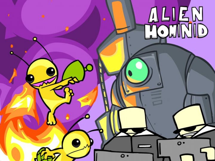 Alien Hominid kannettavassa muodossa