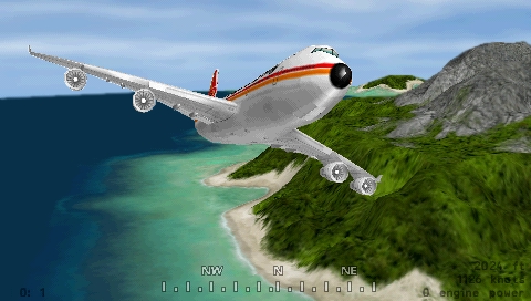 PSP:lle lentosimu