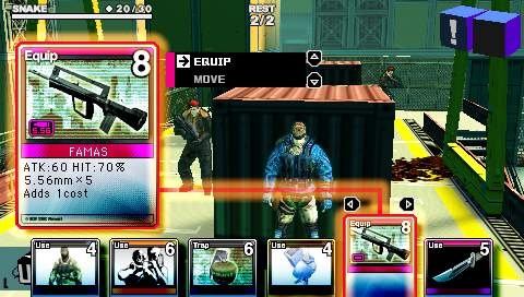 Metal Gear Acid 2:n mukana 3D-kiikarit