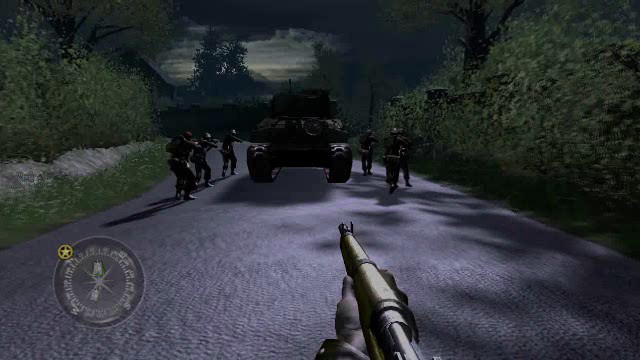 Tuoretta pelikuvaa Xbox 360:n Call of Duty 2:sta