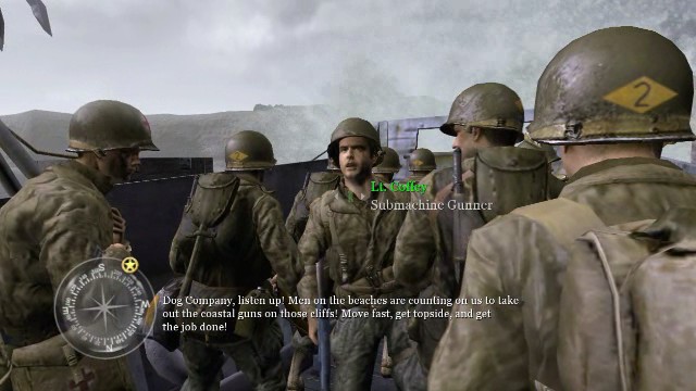 Tuoretta pelikuvaa Xbox 360:n Call of Duty 2:sta
