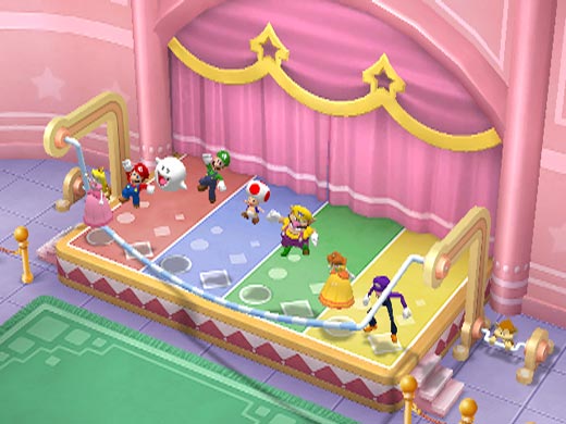 Mario Party 7 tukee 8 pelaajan peliä