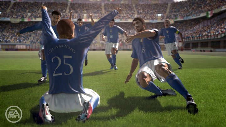 X05: Roppakaupalla kuvia Xbox 360:n FIFA 06:sta