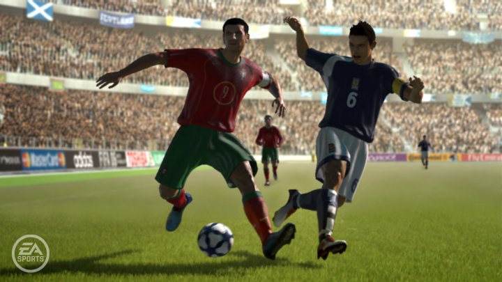 X05: Roppakaupalla kuvia Xbox 360:n FIFA 06:sta