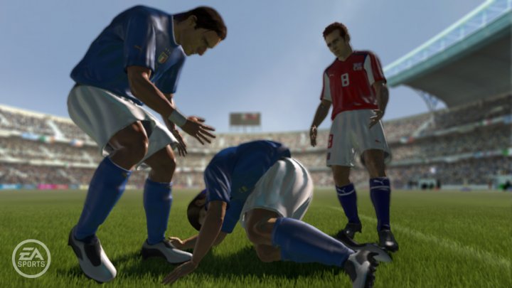 X05: Roppakaupalla kuvia Xbox 360:n FIFA 06:sta