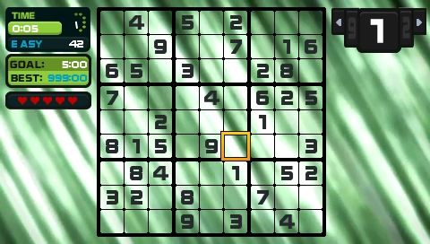 Go! Sudoku joulukuussa PSP:lle