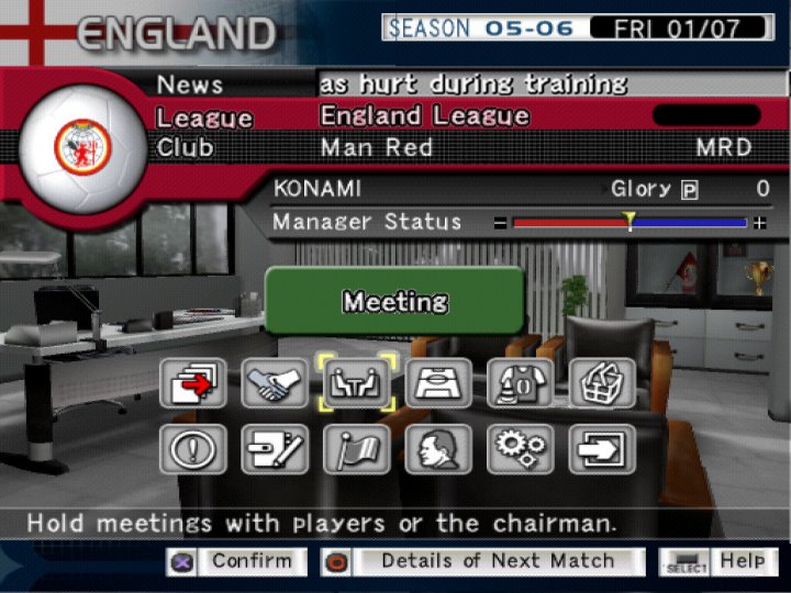 Konamilta PES-managerointia