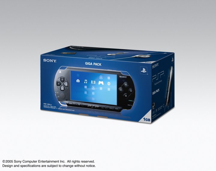 PSP Giga Pack marraskuussa