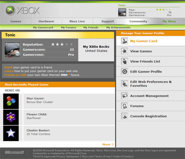 Xbox.com ja Live valmistautuvat Xbox 360:n tuloon