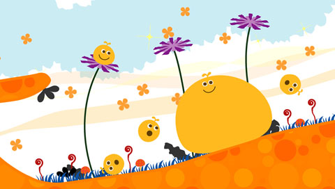 LocoRoco pyörii PSP:lle kesällä