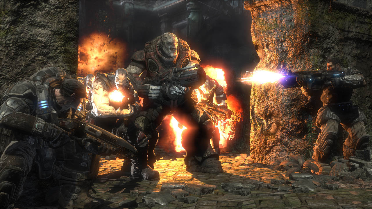 Gears of War huulisynkkaa Live-puheet