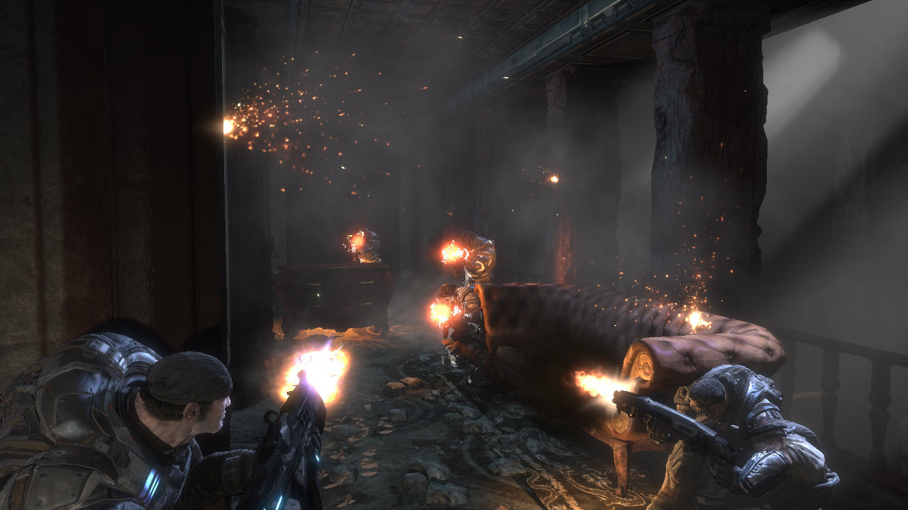 Gears of War huulisynkkaa Live-puheet