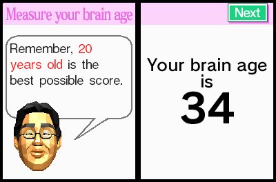 Dr. Kawashima's Brain Training: How Old Is Your Brain?