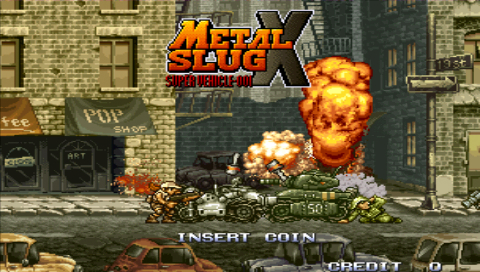PSP:n Metal Slug -kokoelma Eurooppaan