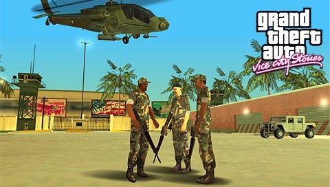 GTA: Vice City Storiesin kotisivuille sälää