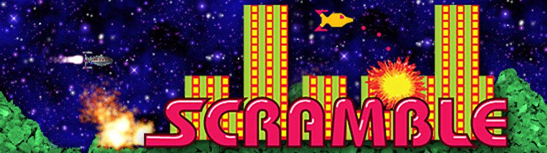 Scramble laskeutui Live Arcadeen
