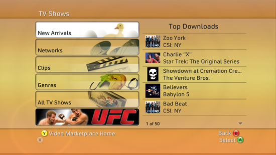 Elokuvia ja TV-sarjoja Xbox Liveen