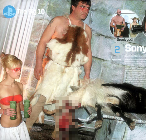 Teurastettu vuohi kauhistutti Sonyn bileissä