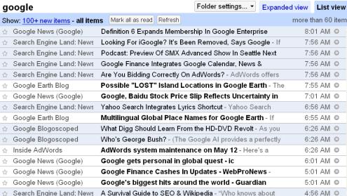 Google Reader Wiille