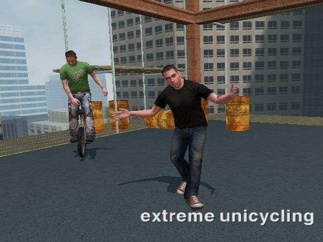 Kuvia Jackass-miesten PS2-sekoilusta