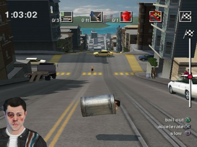 Kuvia Jackass-miesten PS2-sekoilusta