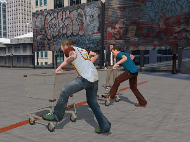 Kuvia Jackass-miesten PS2-sekoilusta