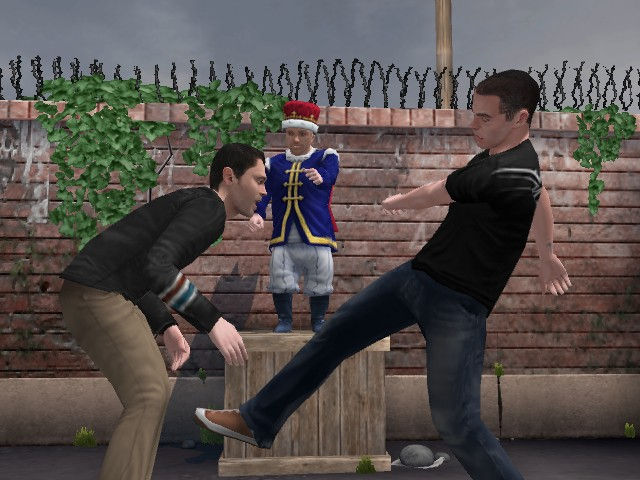 Kuvia Jackass-miesten PS2-sekoilusta