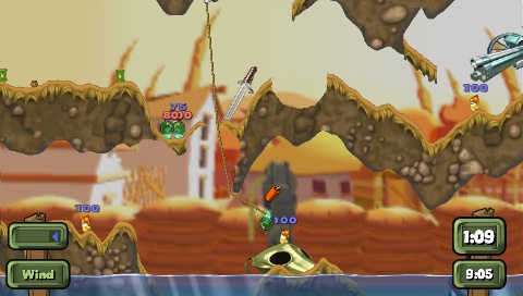 Lataa Worms: Open Warfare 2 -PSP-demo