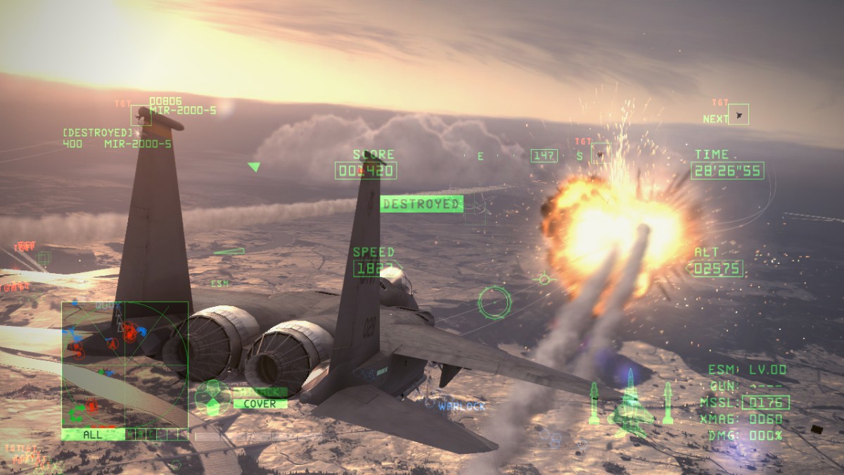 Ace Combat 6 ylitti miljoonan demottajan rajan