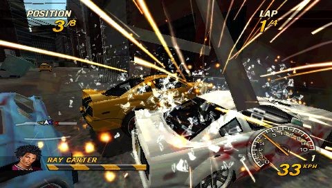 PSP:n FlatOut maaliskuussa