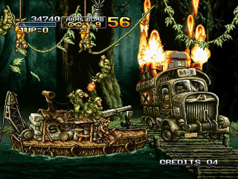 Klassista kolikkohalliräiskettä Metal Slug 3:sen tahtiin