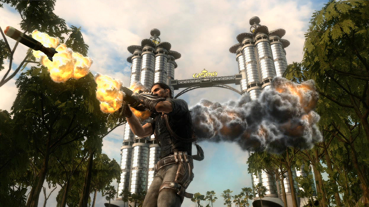 Kuvia Just Cause 2:n avoimesta maailmasta