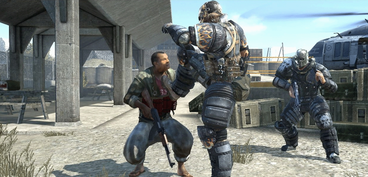 Army of Two yhteistyöpelien etulinjassa