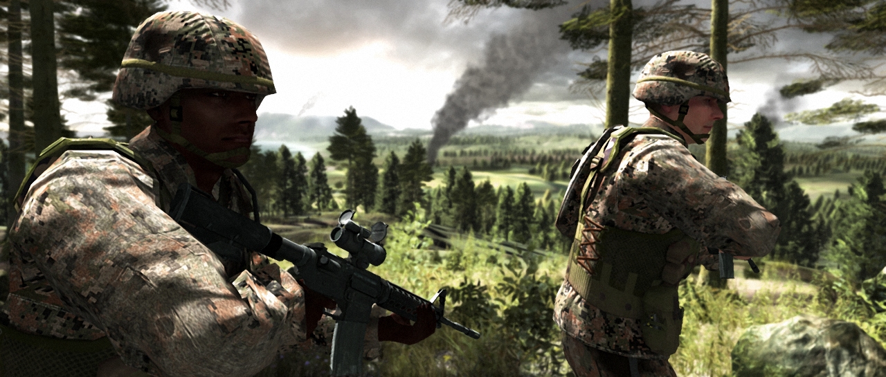 Operation Flashpoint 2 kuvallisen realismin lähteellä